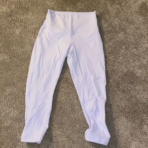 Size 6 lululemon leggings in lilac